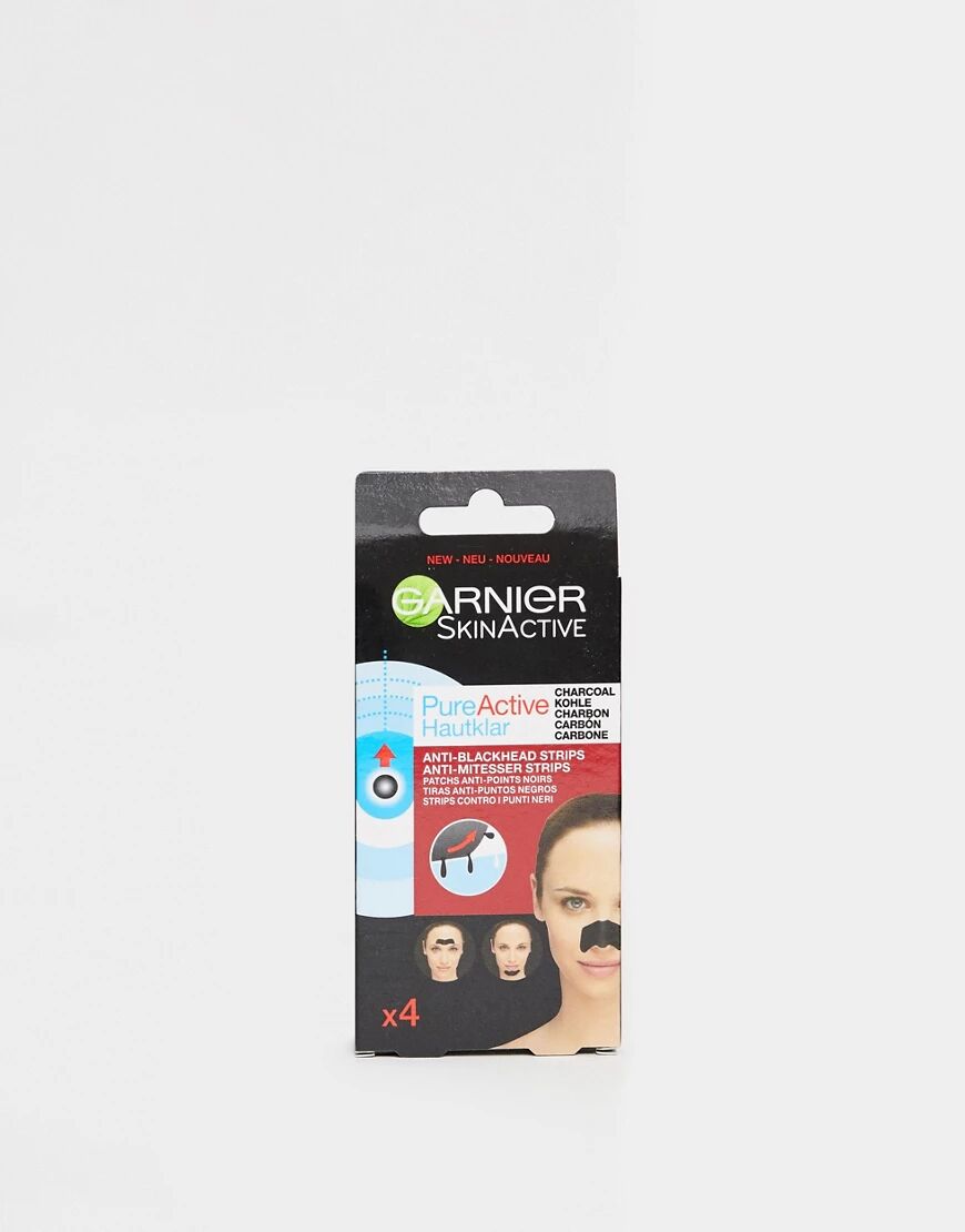 Garnier Pure Active Charcoal Anti Blackhead Nose Strips-No colour  No colour