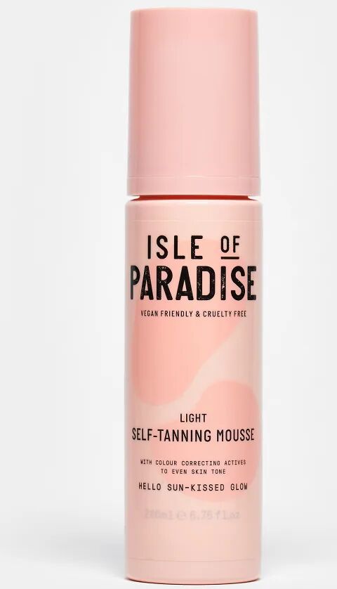 Isle of Paradise Self Tanning Mousse - Light 200ml-No colour  No colour