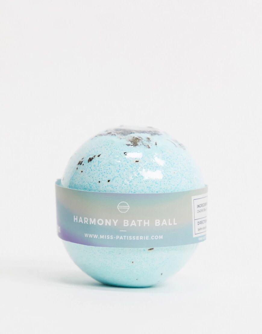 Miss Patisserie Harmony Bath Ball with Amethyst Crystals-No colour  No colour