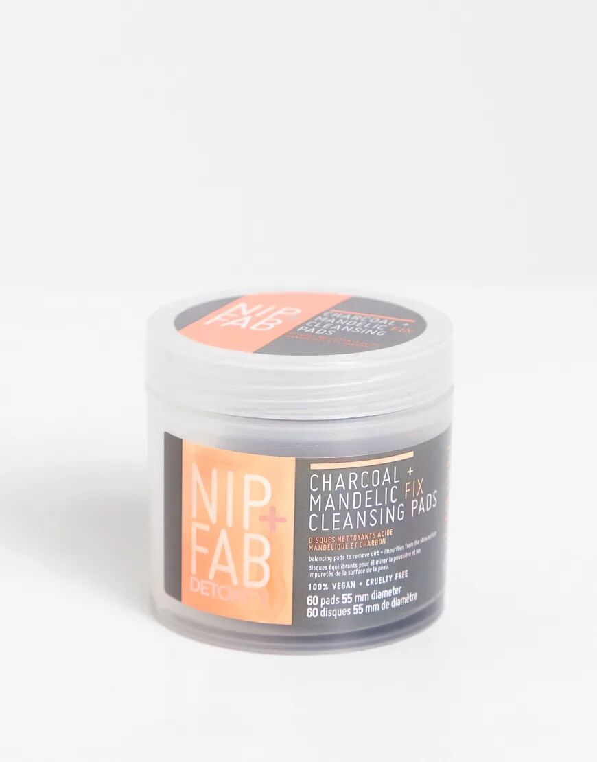 NIP+FAB Charcoal and Mandelic Acid Fix Daily Pads-No colour  No colour