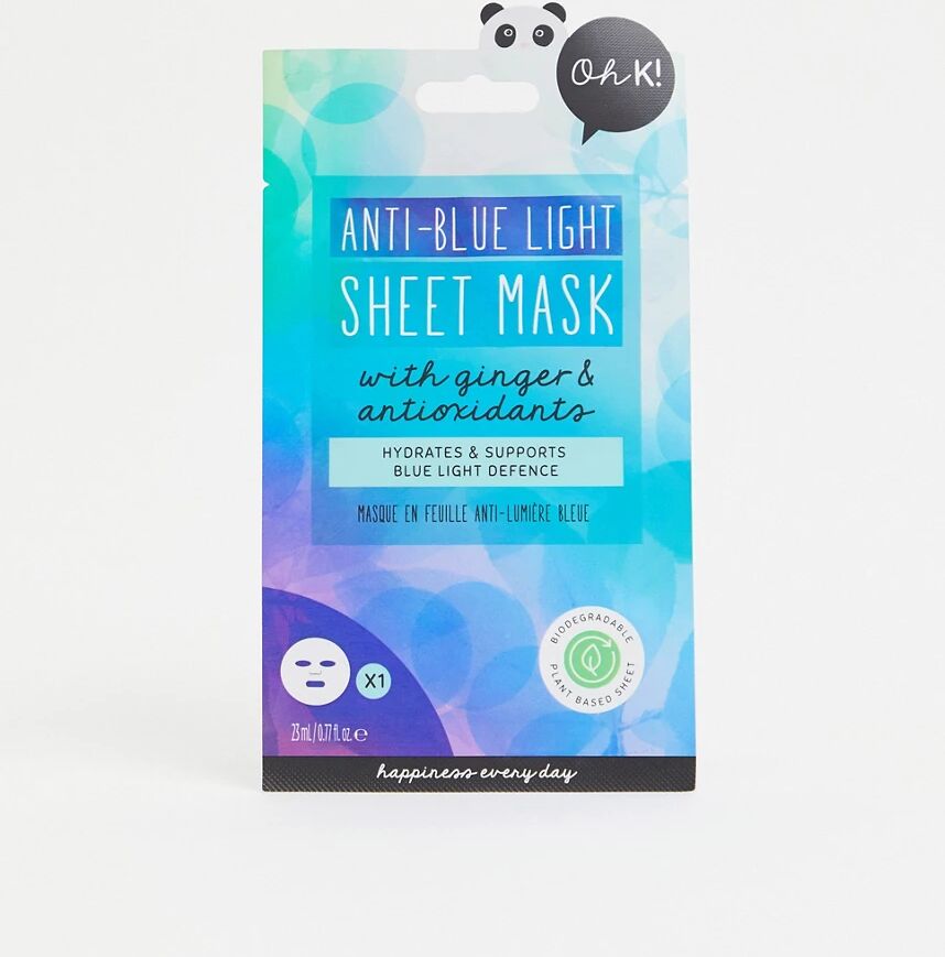 Oh K! Anti-Blue Light Sheet Mask-Clear  Clear