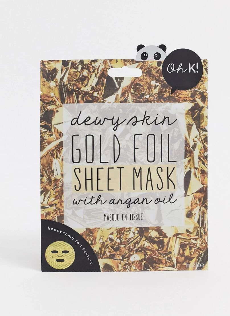 Oh K! Gold Foil Sheet Mask-Clear  Clear