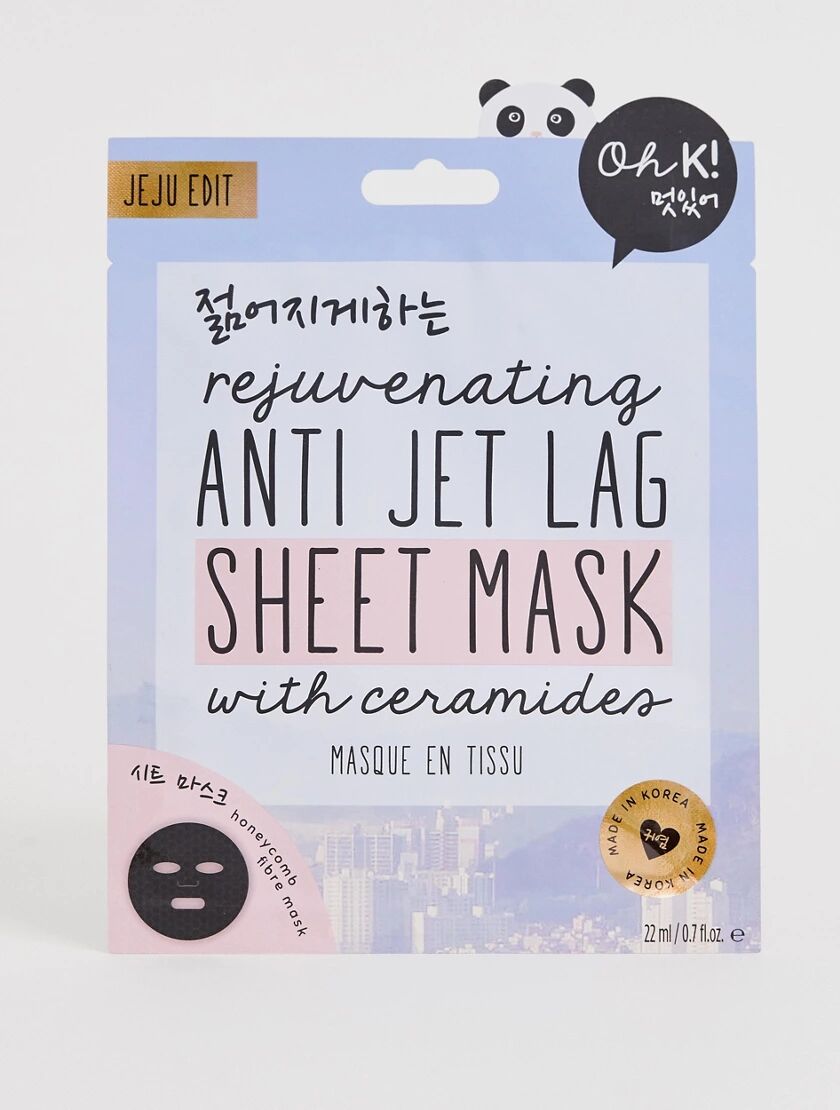 Oh K! Rejuvenating Anti Jet Lag Sheet Mask-No colour  No colour