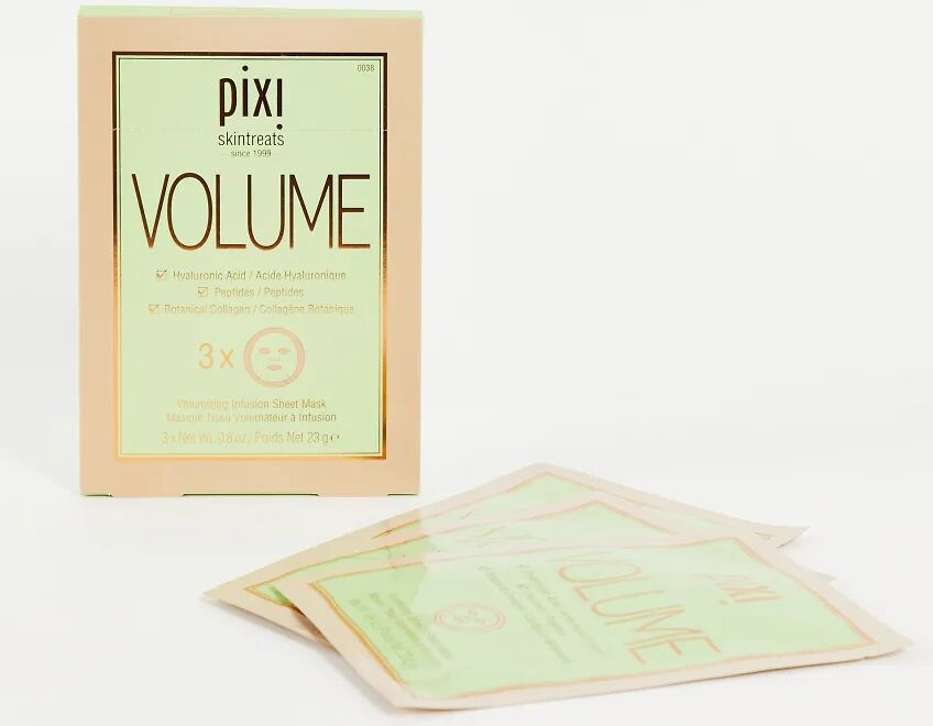 Pixi Volume Collagen Boost Sheet Mask (3 pack)-No colour  No colour