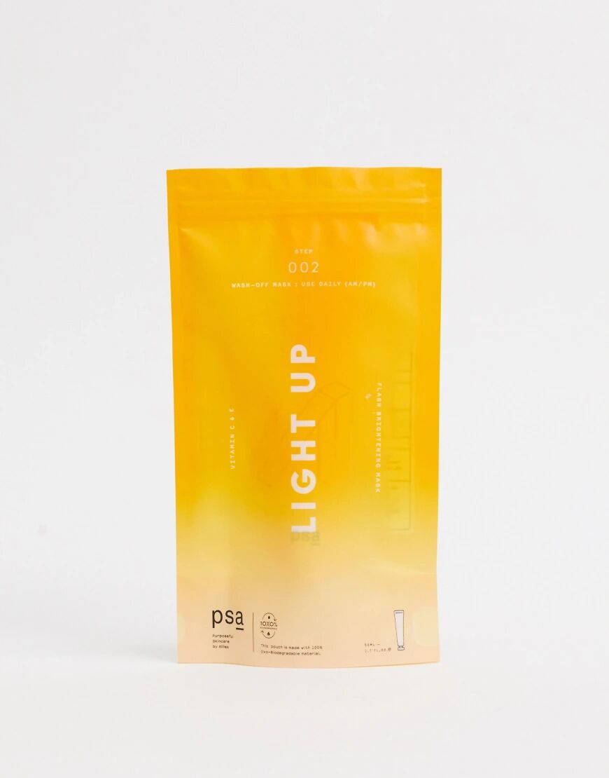 PSA Skin LIGHT UP Vitamin C & E Flash Brightening Mask 50ml-No colour  No colour