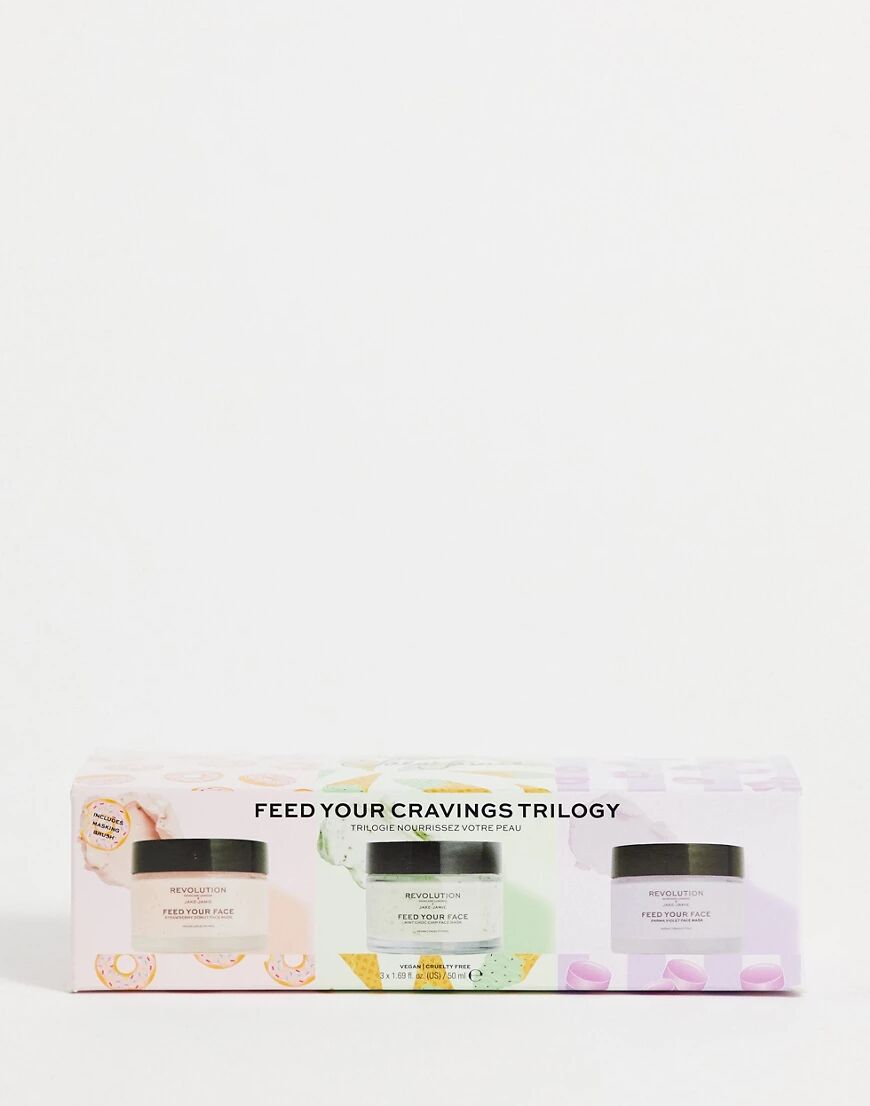 Revolution Skincare x Jake Jamie Feed Your Cravings Face Mask Collection-No colour  No colour