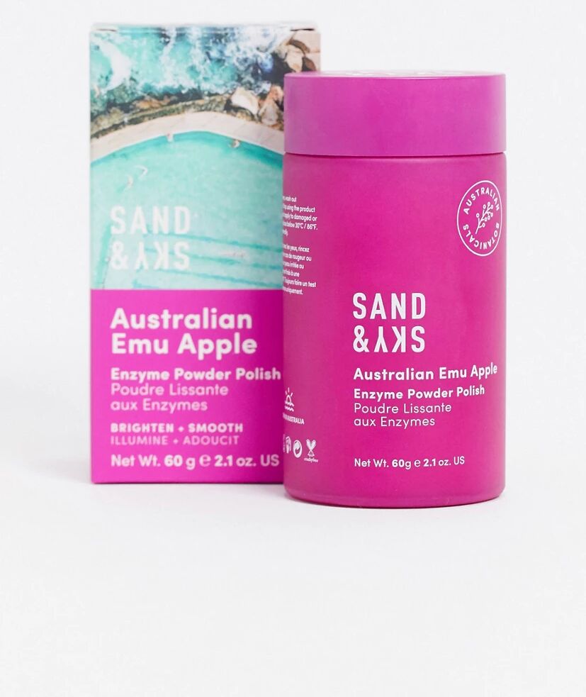 Sand & Sky Australian Emu Apple Enzyme Powder Polish 60g-Clear  Clear