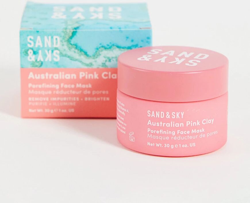 Sand & Sky Australian Pink Clay Porefining Face Mask 30g-No colour  No colour