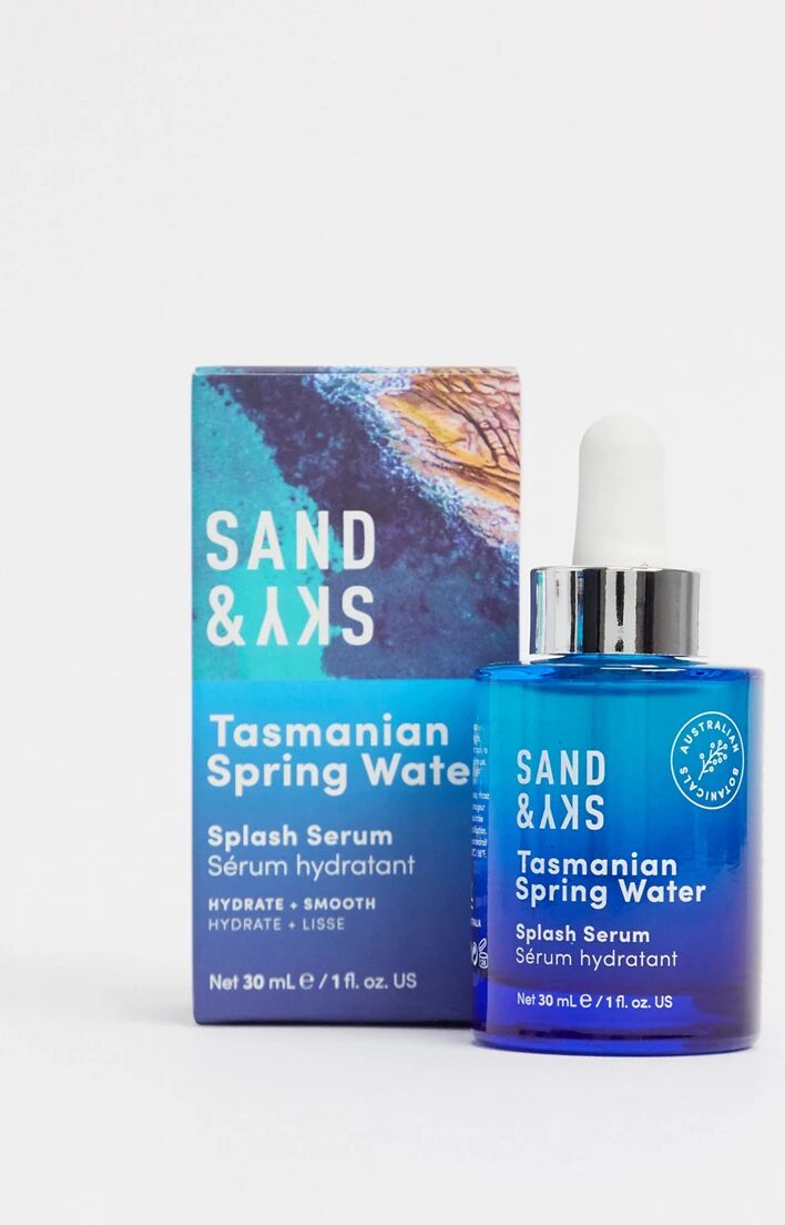 Sand & Sky Tasmanian Spring Water Splash Serum 30ml-Clear  Clear