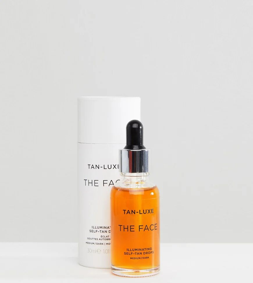 Tan Luxe The Face Illuminating Self-Tan Drops Medium/Dark 30ml-No colour  No colour