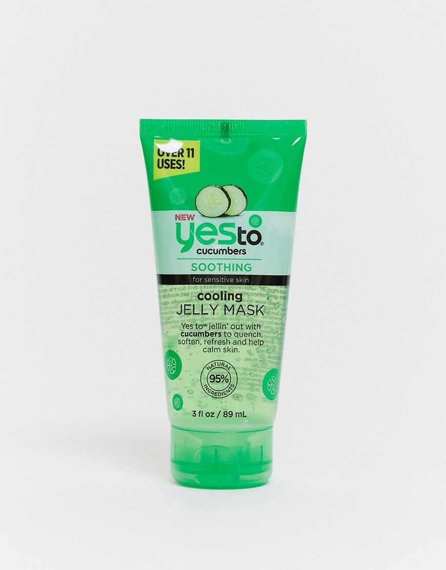 Yes to Cucumbers Cooling Jelly Mask-Clear  Clear