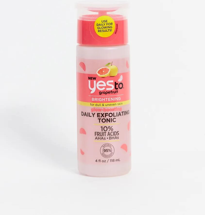 Yes to Grapefruit Glow-Boosting Exfoliating Tonic 10% Fruit Acids-Clear  Clear