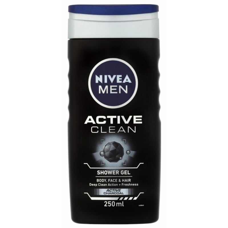 Nivea Men Active Clean Shower Gel 250 ml Dusjsåpe