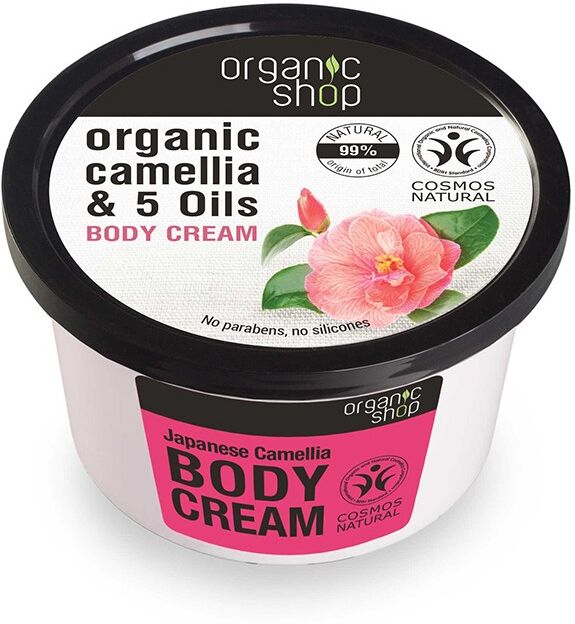 Organic Shop Organic Camellia & 5 Oils Body Cream 250 ml Kroppskrem