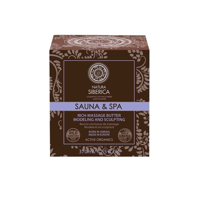 Natura Siberica Sauna & Spa Rich Massage Butter Modeling And Sculpting 370 ml Cellulite Gel