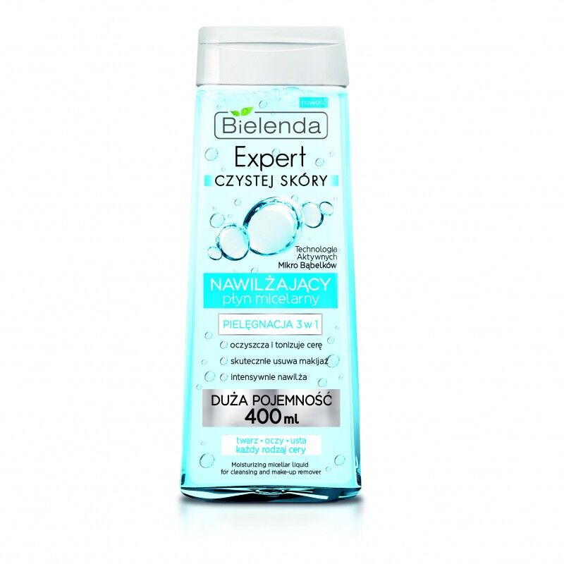 Bielenda Expert 3in1 Moisturizing Micellar Cleanser 400 ml Ansiktsrens