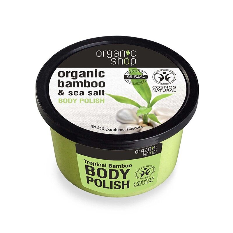 Organic Shop Organic Bamboo & Sea Salt Body Polish 250 ml Bodyscrub