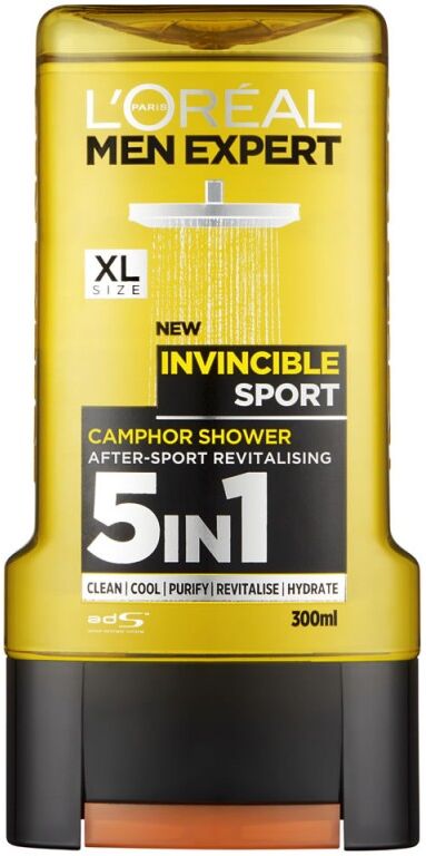 L'Oreal Men Expert 5in1 Shower Gel Invincible Sport 300 ml Dusjsåpe