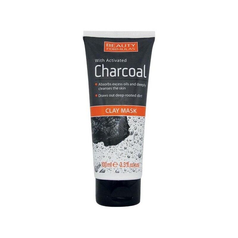 Beauty Formulas Charcoal Clay Mask 100 ml Ansiktsmaske