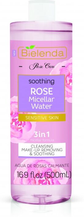 Bielenda Rose Care 3in1 Soothing Rose Micellar Water 500 ml Ansiktsrens