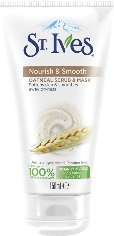 St. Ives Nourish & Smooth Oatmeal Scrub & Mask 150 ml Ansiktsskrubbe