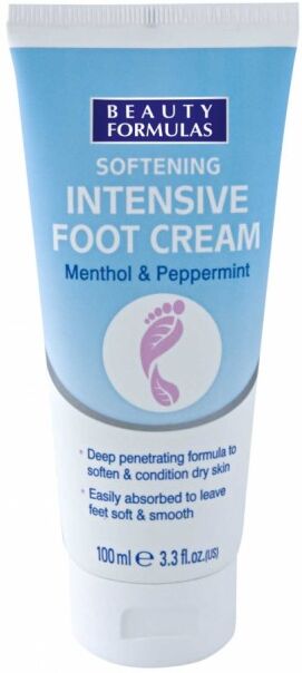 Beauty Formulas Intensive Foot Cream Menthol & Peppermint 100 ml Fotkrem