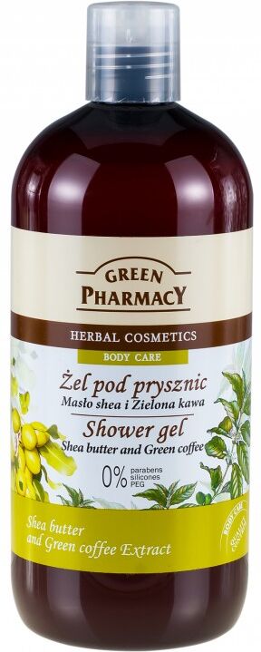 Green Pharmacy Shea Butter & Green Coffee Shower Gel 500 ml Dusjsåpe