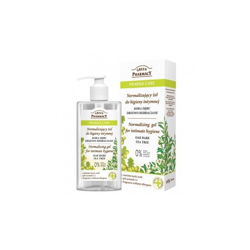 Green Pharmacy Oak Bark & Tea Tree Intimate Gel 300 ml Intimpleie