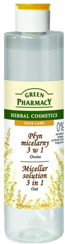 Green Pharmacy Oat 3in1 Micellar Solution 250 ml Ansiktsrens