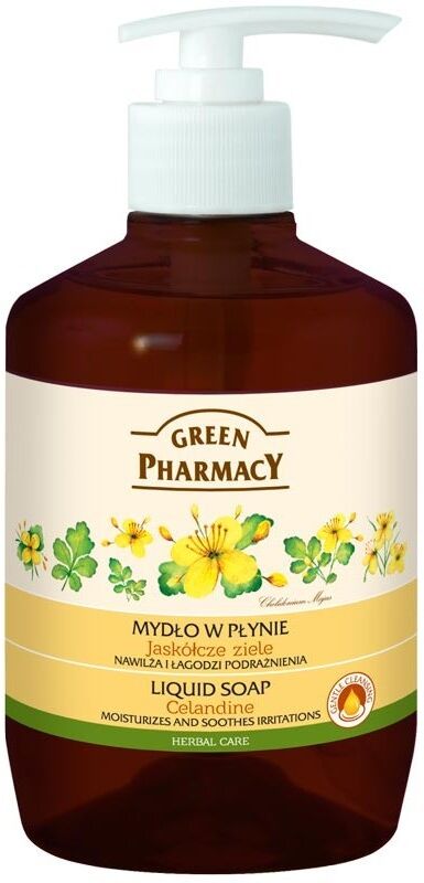 Green Pharmacy Celandine Liquid Soap 465 ml Håndsåpe