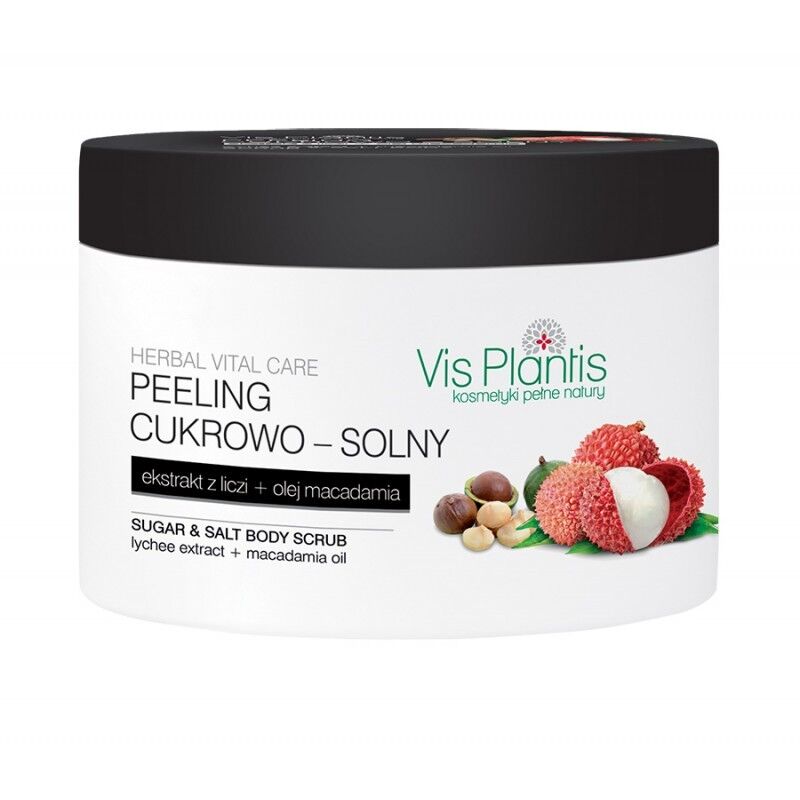 Vis Plantis Herbal Vital Care Lychee Body Scrub 200 ml Bodyscrub