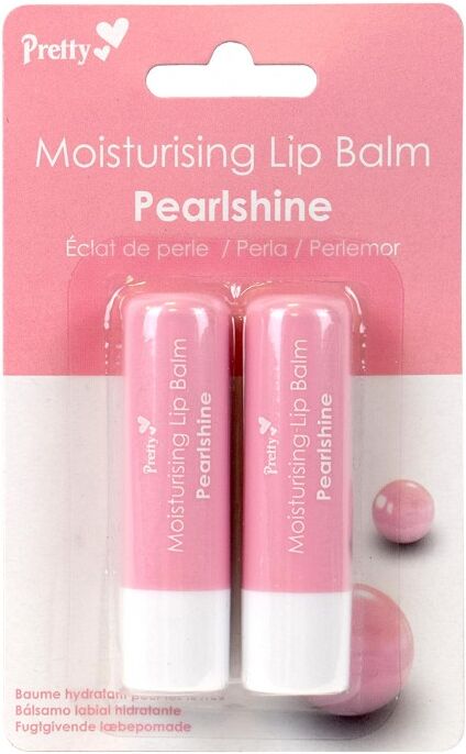 Pretty Moisturising Lip Balm Pearlshine 2 x 4,3 g Lipbalm