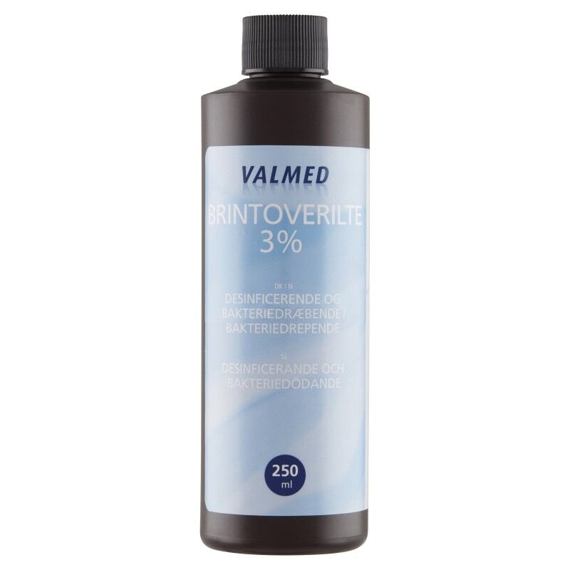 Valmed Brintoverilte 3% 250 ml Hånddesinfeksjon