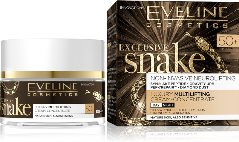 Eveline Exclusive Snake Multilifting Day & Night Cream 50+ 50 ml Ansiktskrem