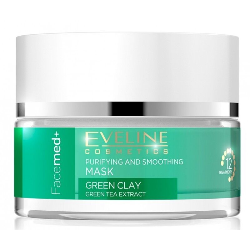 Eveline Facemed+ Purifying & Smoothing Green Clay Mask 50 ml Ansiktsmaske