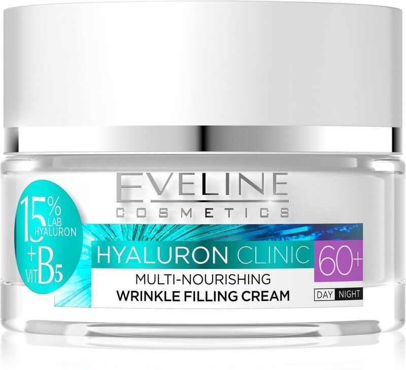 Eveline Hyaluron Clinic Nourishing Day & Night Cream 60+ 50 ml Ansiktskrem