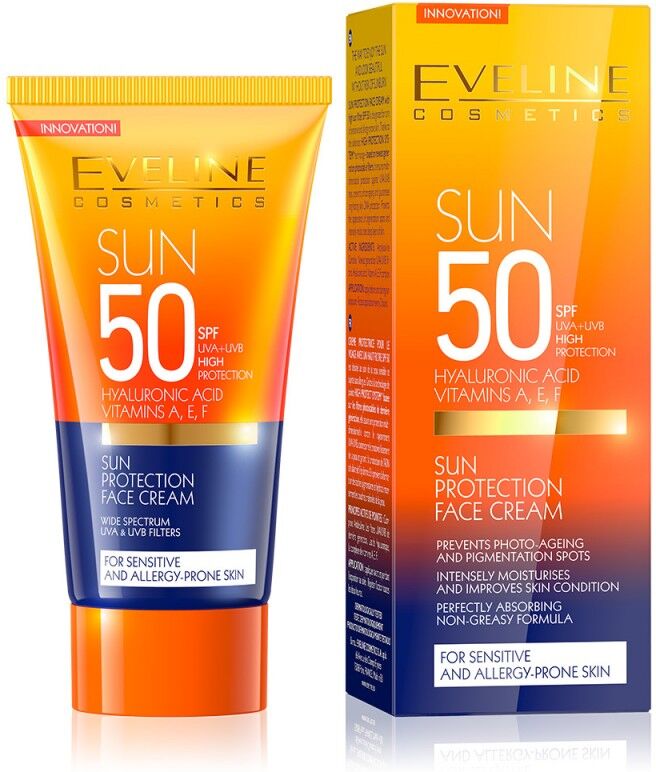 Eveline Sun Protection Face Cream SPF50 50 ml Solkrem