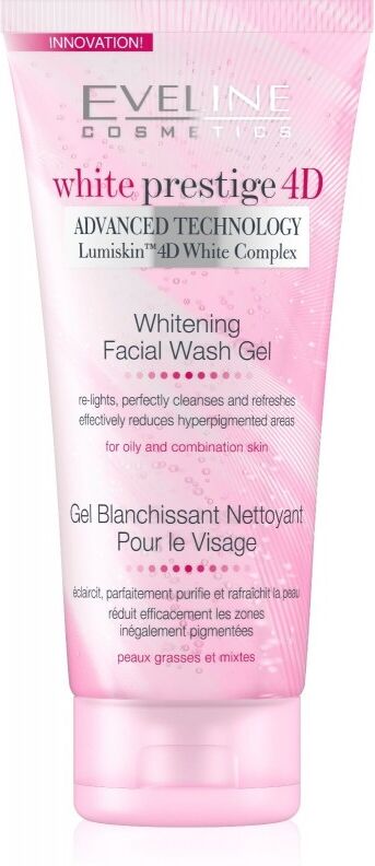 Eveline White Prestige 4D Whitening Facial Wash Gel 200 ml Rensegel