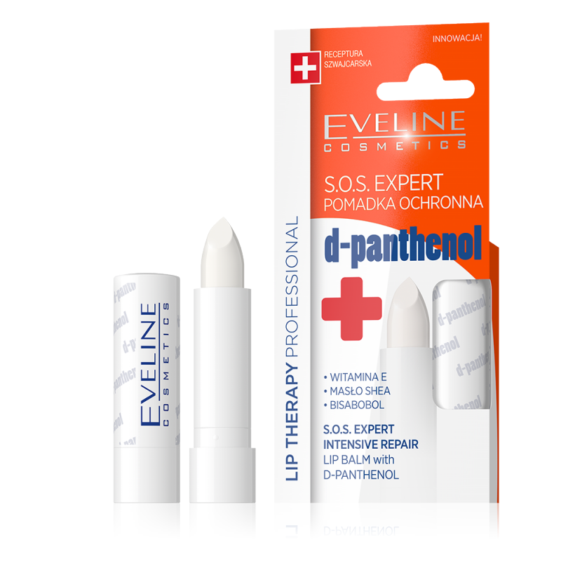 Eveline Lip Therapy S.O.S Expert D-Panthenol Lip Balm 1 stk Lipbalm