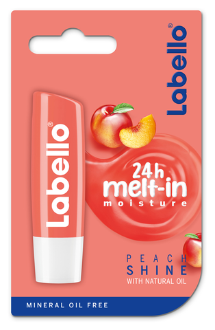 Labello Peach Shine Lipbalm 5,5 ml Lipbalm