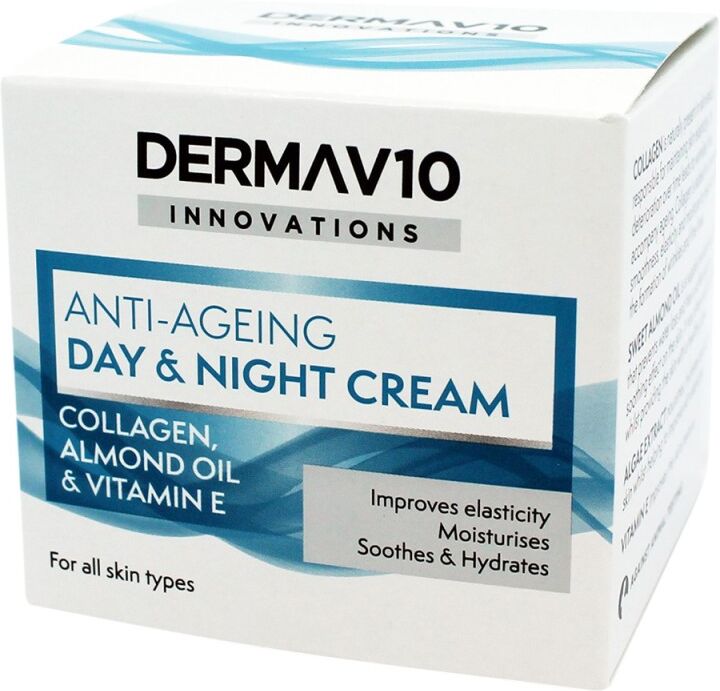 DermaV10 Anti-Ageing Day & Night Cream 50 ml Ansiktskrem