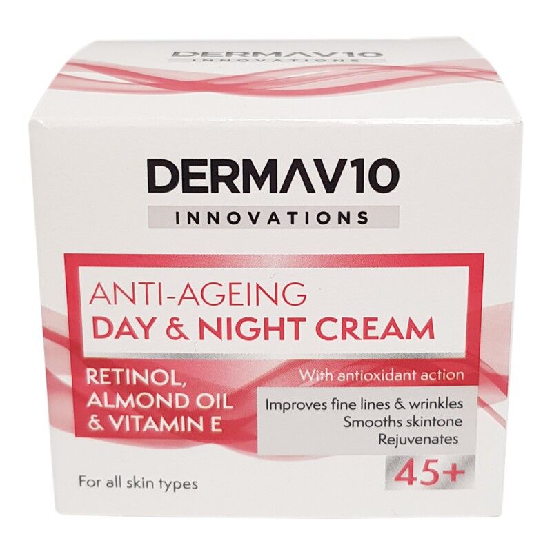 DermaV10 Anti-Ageing Day & Night Cream 45+ 50 ml Ansiktskrem