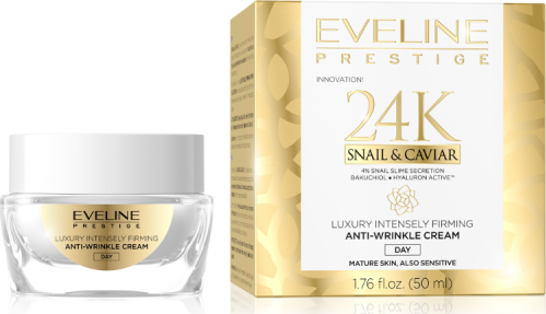 Eveline 24K Snail & Caviar Anti-Wrinkle Day Cream 50 ml Dagkrem