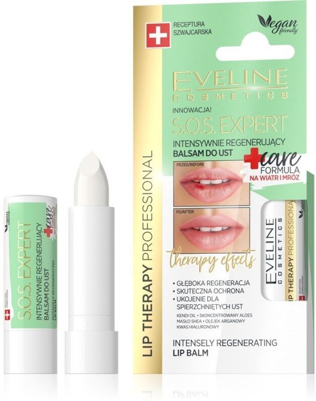 Eveline Lip Therapy S.O.S Expert Regenerating Lip Balm 1 stk Lipbalm