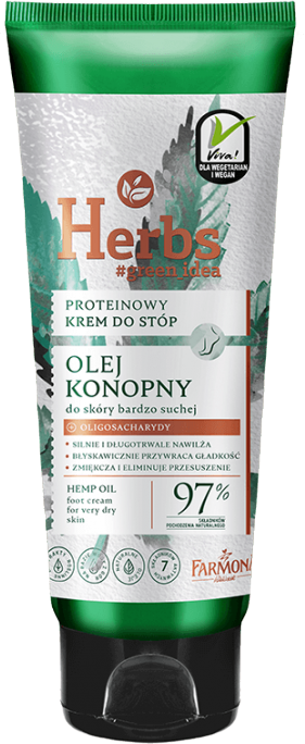 Farmona Herbs Hemp Oil Foot Cream 100 ml Fotkrem