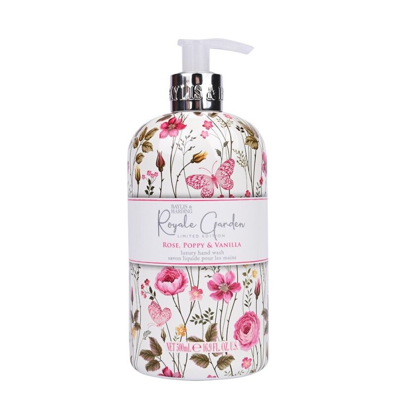 Baylis & Harding Royale Garden Rose & Poppy & Vanilla Hand Wash 500 ml Håndsåpe