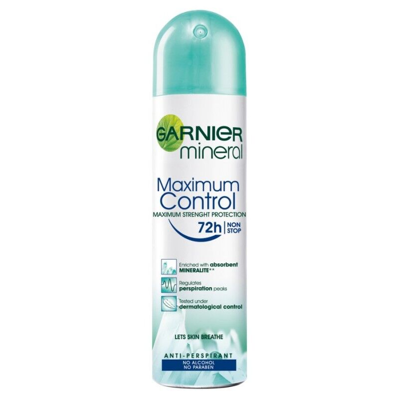 Garnier Mineral Maximum Control 72h Deospray 150 ml Deodorant