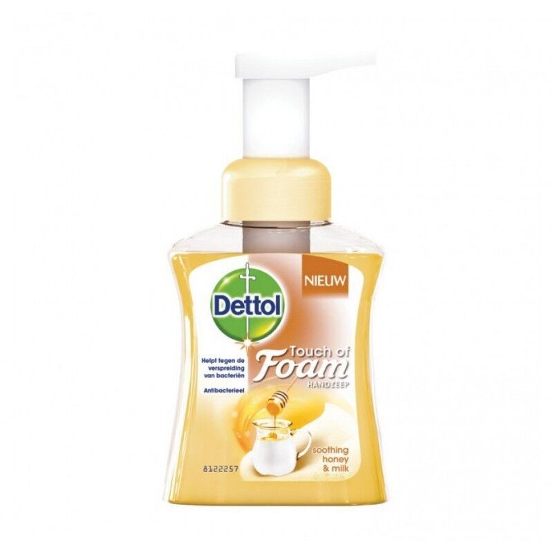 Dettol Touch Of Foam Soothing Honey & Milk Hand Soap 250 ml Håndsåpe