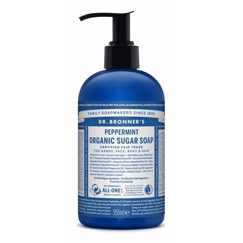 Dr. Bronner’s Organic Sugar Soap Peppermint 355 ml Såpe