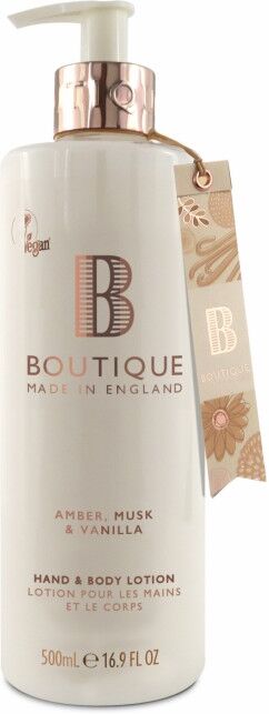 Boutique Amber & Musk & Vanilla Hand & Body Lotion 500 ml Lotion